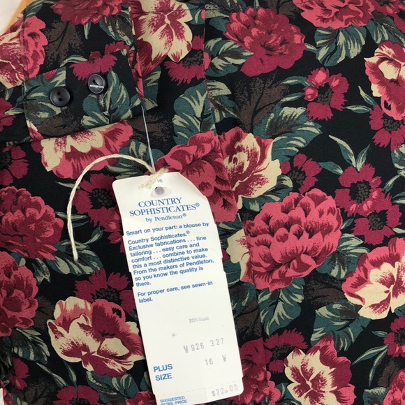 Country Sophisticates by Pendleton blouse - Picture 4 of 8